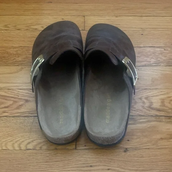 madden girl Brown Slip-On Shoes with Buckle - Picture 2 of 3